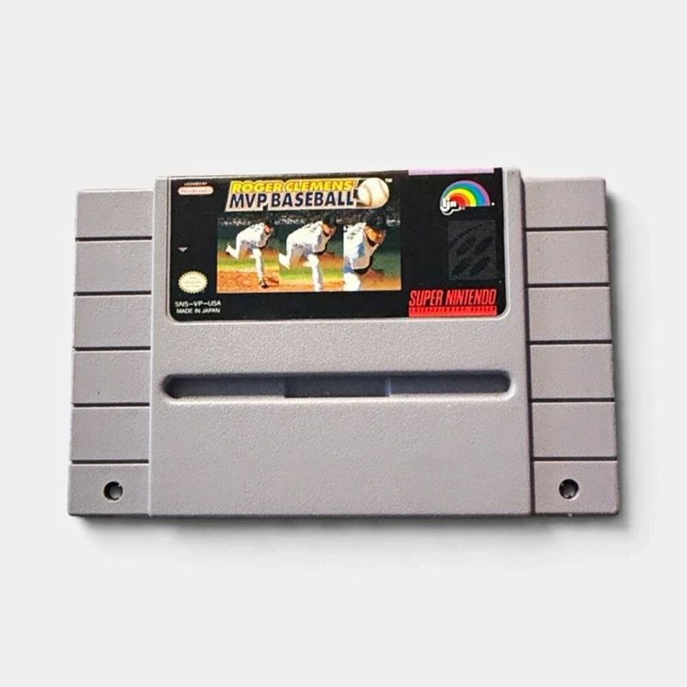 Roger Clemens' MVP Baseball Super Nintendo Game
